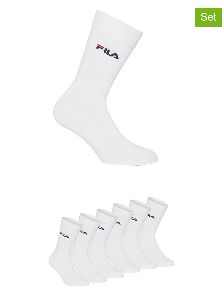 Fila Skarpety (6 par) w kolorze białym rozmiar: 39-42
