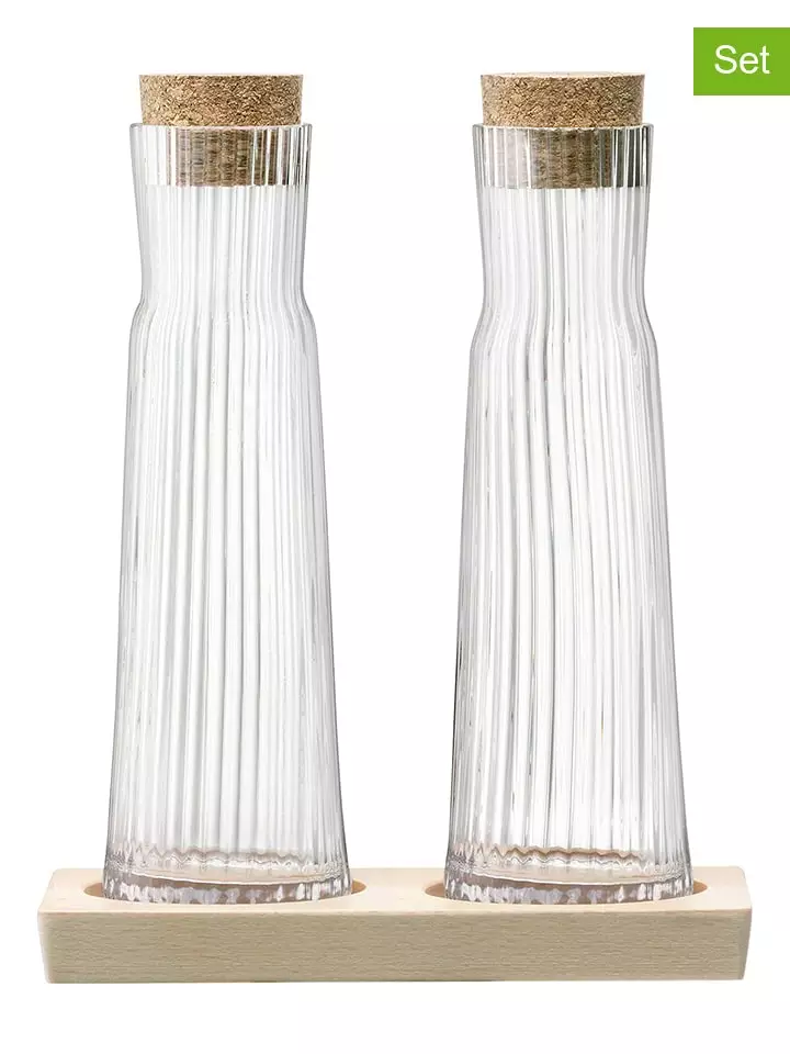 L.S.A. 3-częściowy zestaw ''Gio Line'' w kolorze jasnobrązowym - 200 ml rozmiar: onesize