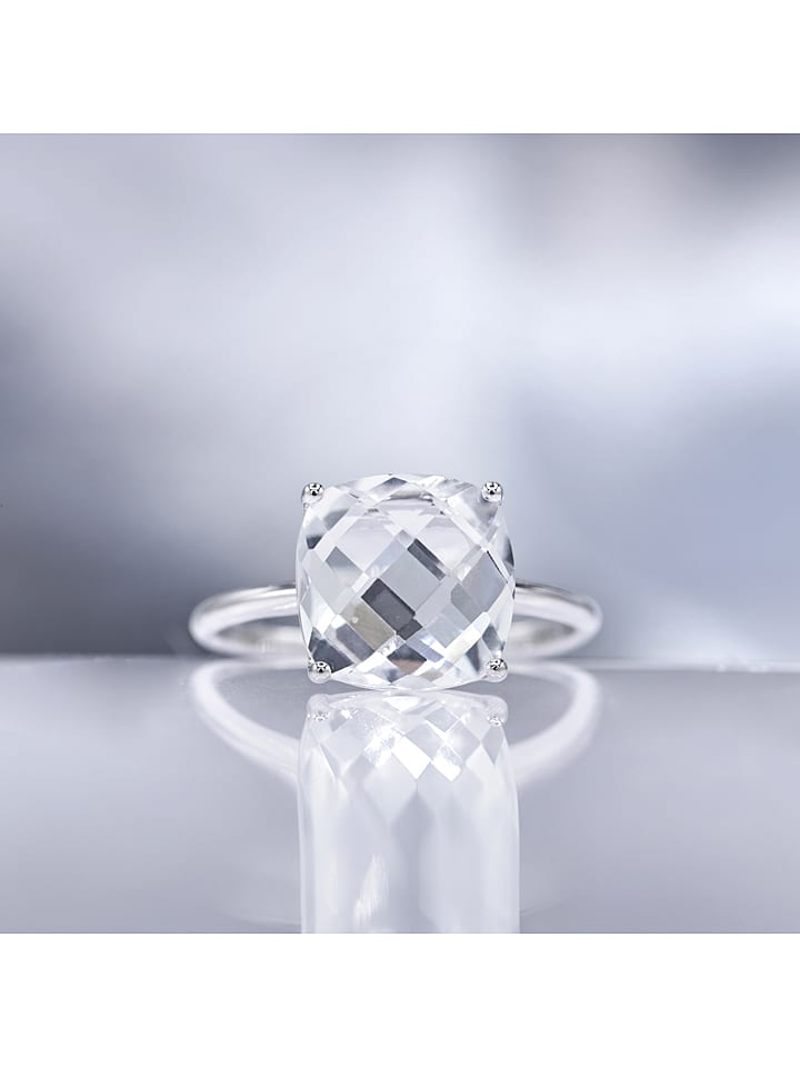 OR ÉCLAT Złoty pierścionek "Amathia" z topazem rozmiar: 50