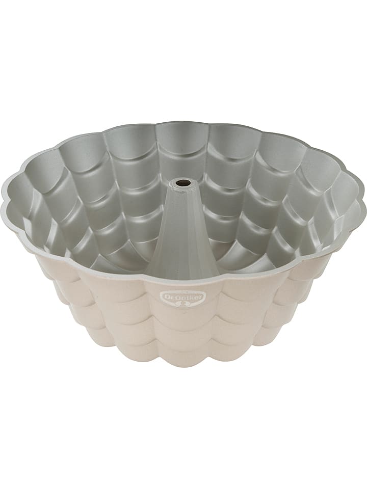 Dr. Oetker Forma "Floral" w kolorze kremowym na babkę - Ø 23 cm rozmiar: onesize