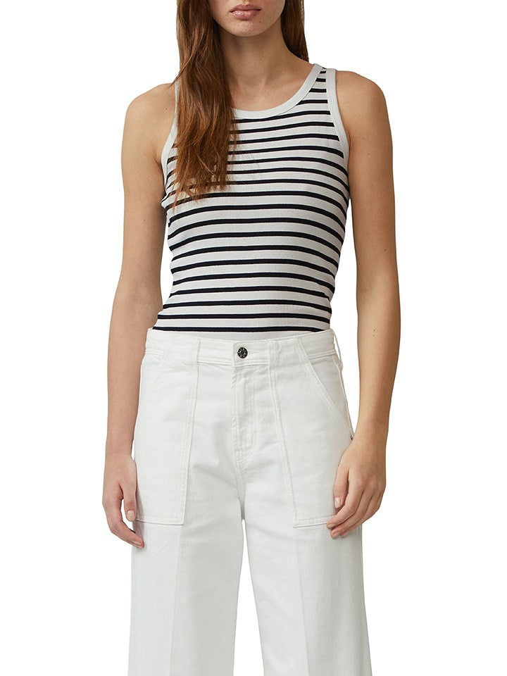 s.Oliver Top w kolorze czarno-białym rozmiar: 42