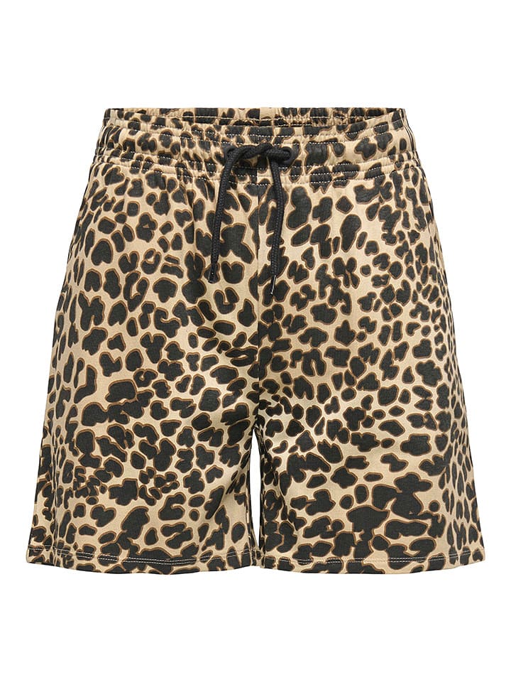 JDY Szorty dresowe w kolorze beżowym rozmiar: M