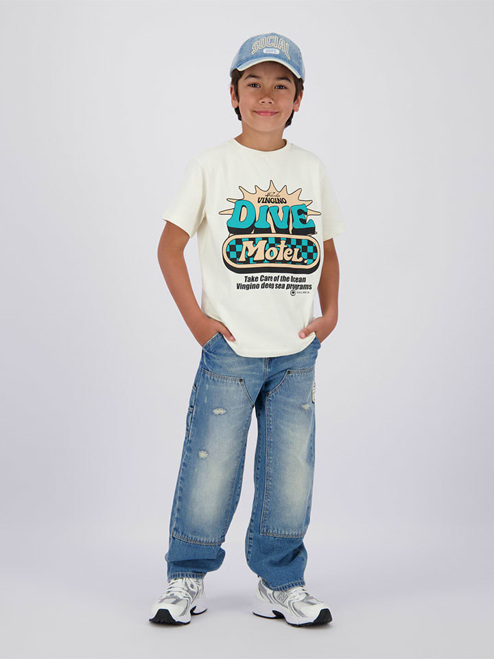 Vingino Koszulka w kolorze kremowym rozmiar: 176