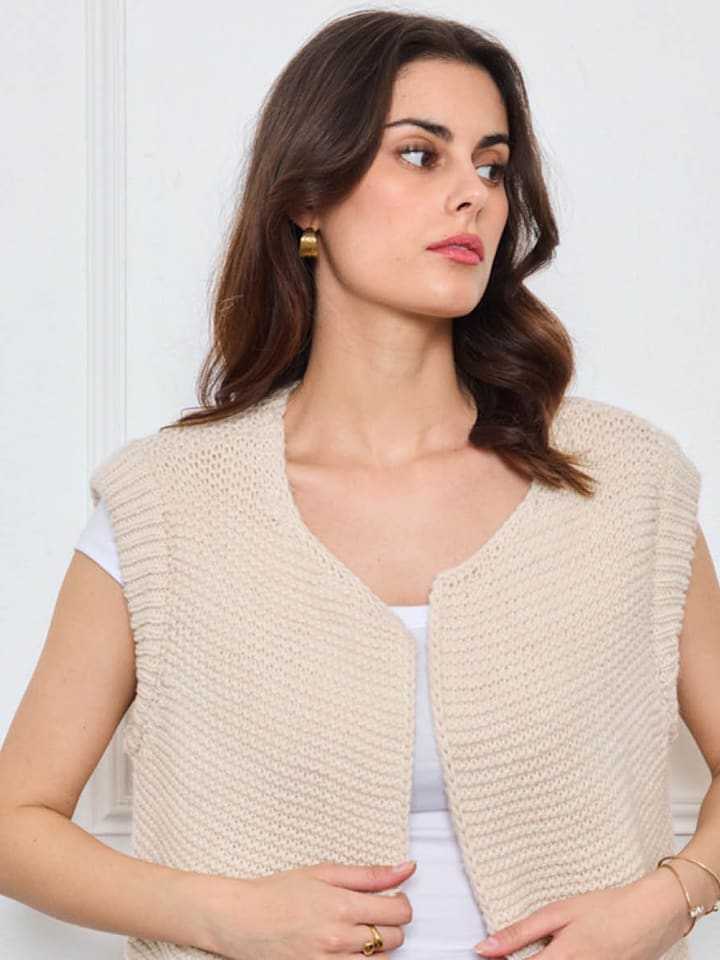 CXL by Christian Lacroix Kamizelka w kolorze beżowym rozmiar: onesize