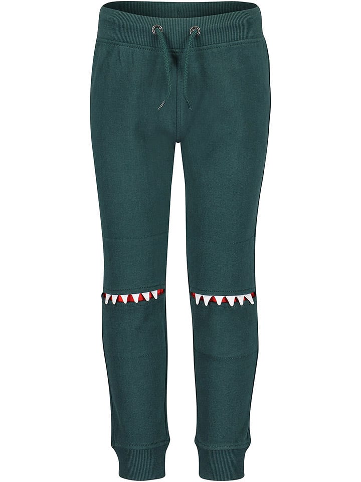 Blue Seven Spodnie dresowe w kolorze ciemnozielonym rozmiar: 104