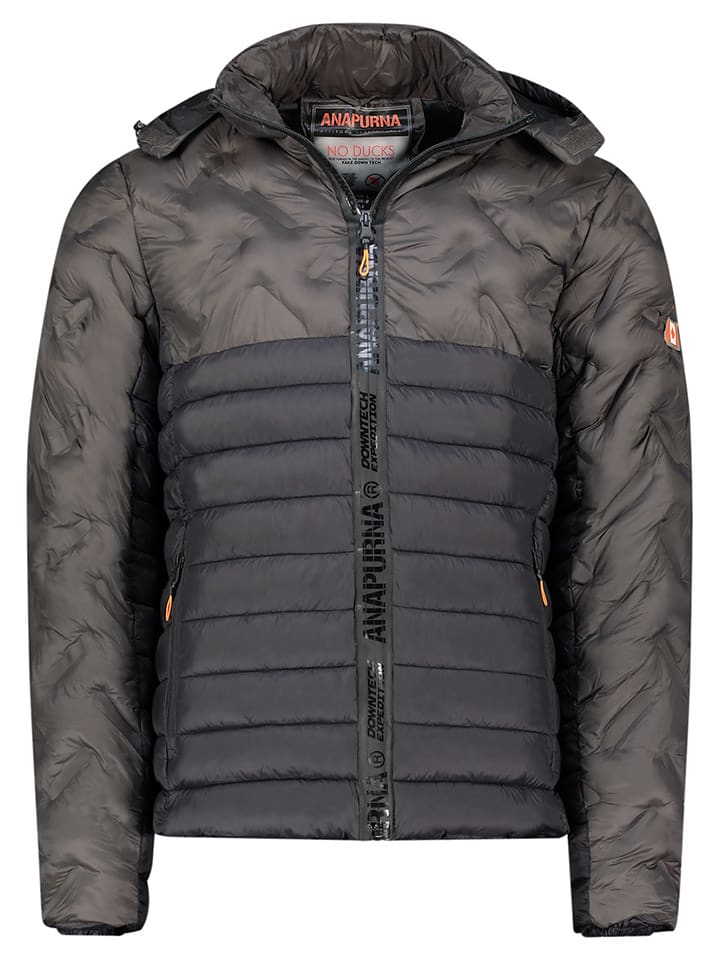 ANAPURNA Kurtka pikowana "Buratana" w kolorze antracytowym rozmiar: 3XL