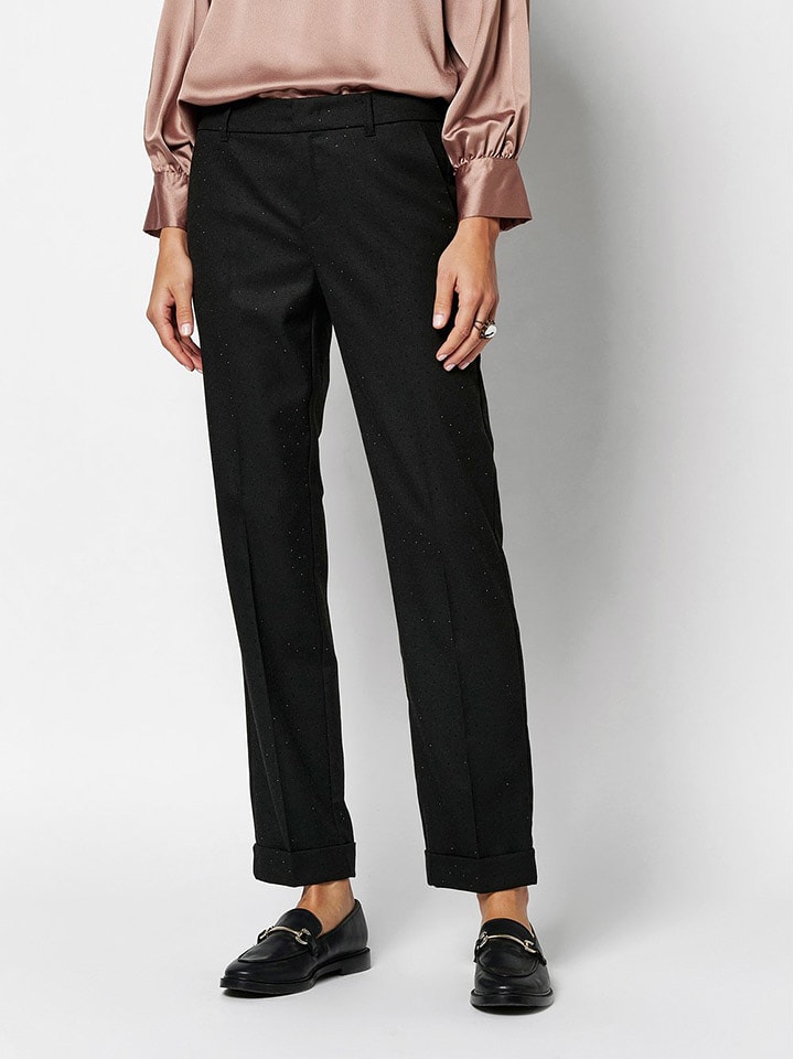 Rosner Spodnie chino w kolorze czarnym rozmiar: 36/L30