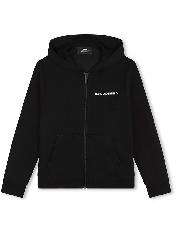 Karl Lagerfeld Kids Bluza w kolorze czarnym rozmiar: 128