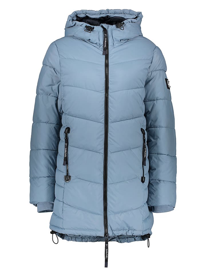 Sublevel Płaszcz pikowany w kolorze błękitnym rozmiar: XL