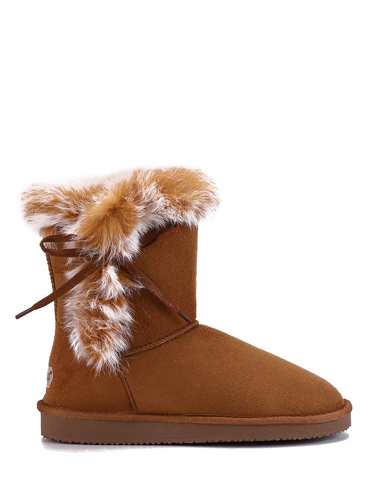 Blackfield Botki zimowe "Coma" w kolorze jasnobrązowym rozmiar: 39