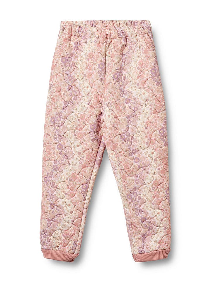 Wheat Spodnie termiczne "Alex" w kolorze jasnoróżowym rozmiar: 98