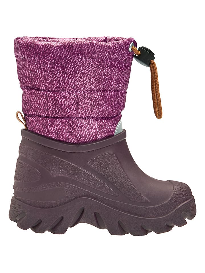 Playshoes Botki zimowe w kolorze fioletowym rozmiar: 24/25