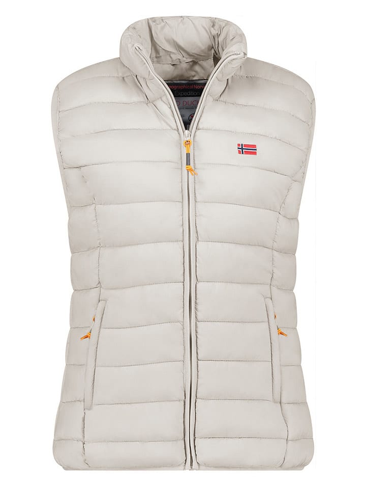 Geographical Norway Kamizelka pikowana "Vatikolor" w kolorze jasnoszarym rozmiar: XL