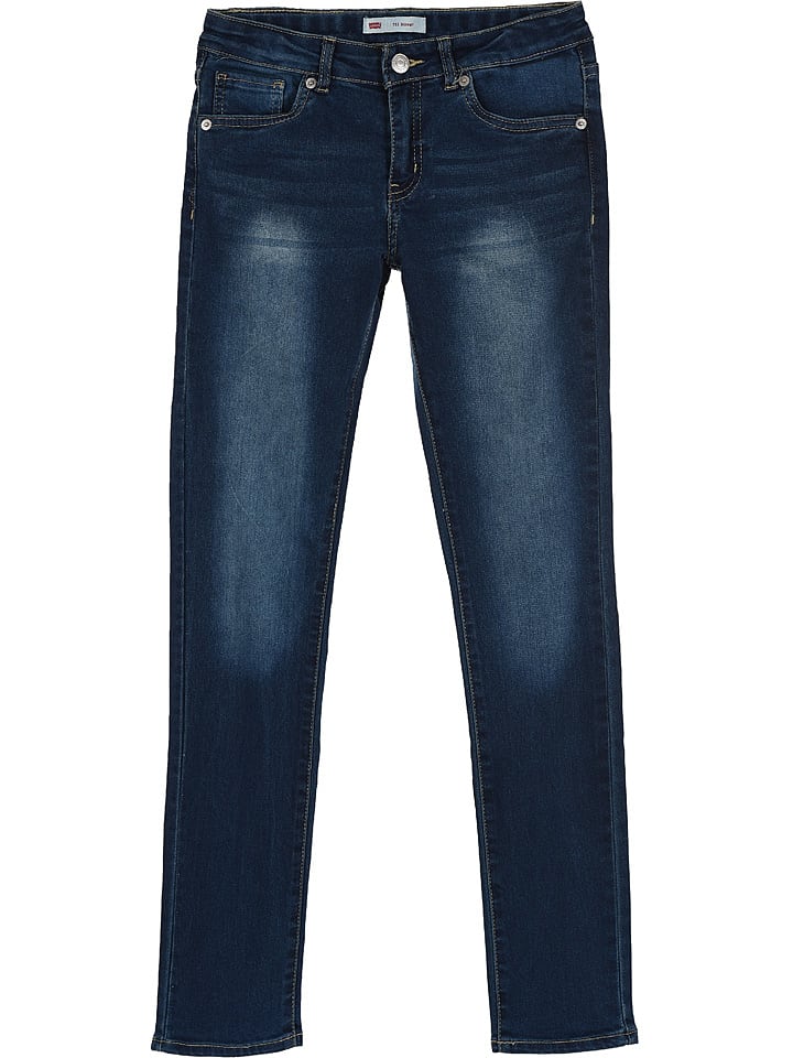 Levi's Kids Dżinsy - 711 Skinny fit - w kolorze granatowym rozmiar: 152