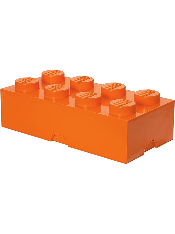 LEGO Pojemnik "Brick 8" w kolorze pomarańczowym - 50 x 18 x 25 cm rozmiar: onesize