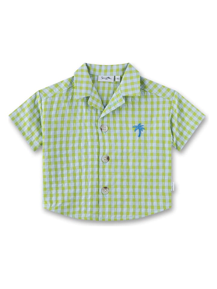 Sanetta Kidswear Koszula w kolorze zielono-błękitnym rozmiar: 98