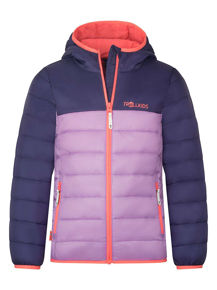 Trollkids Kurtka przejściowa "Eikefjord" w kolorze fioletowym rozmiar: 176