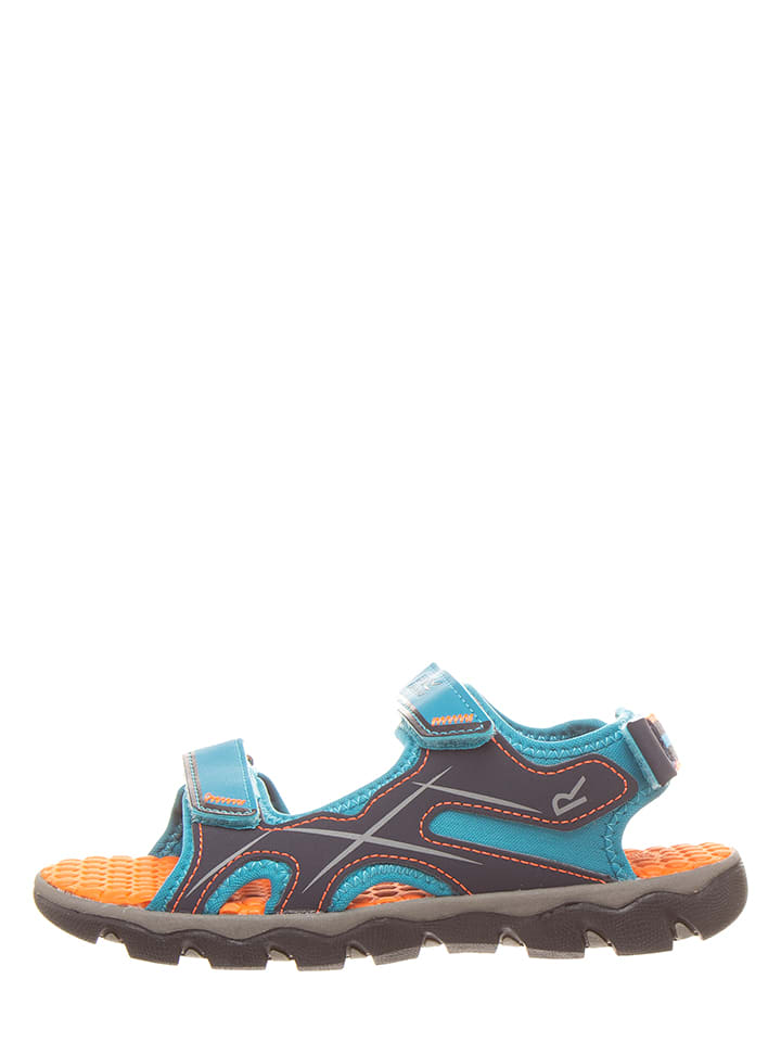 Regatta Sandały "Kota Drift" w kolorze szaro-turkusowym rozmiar: 34