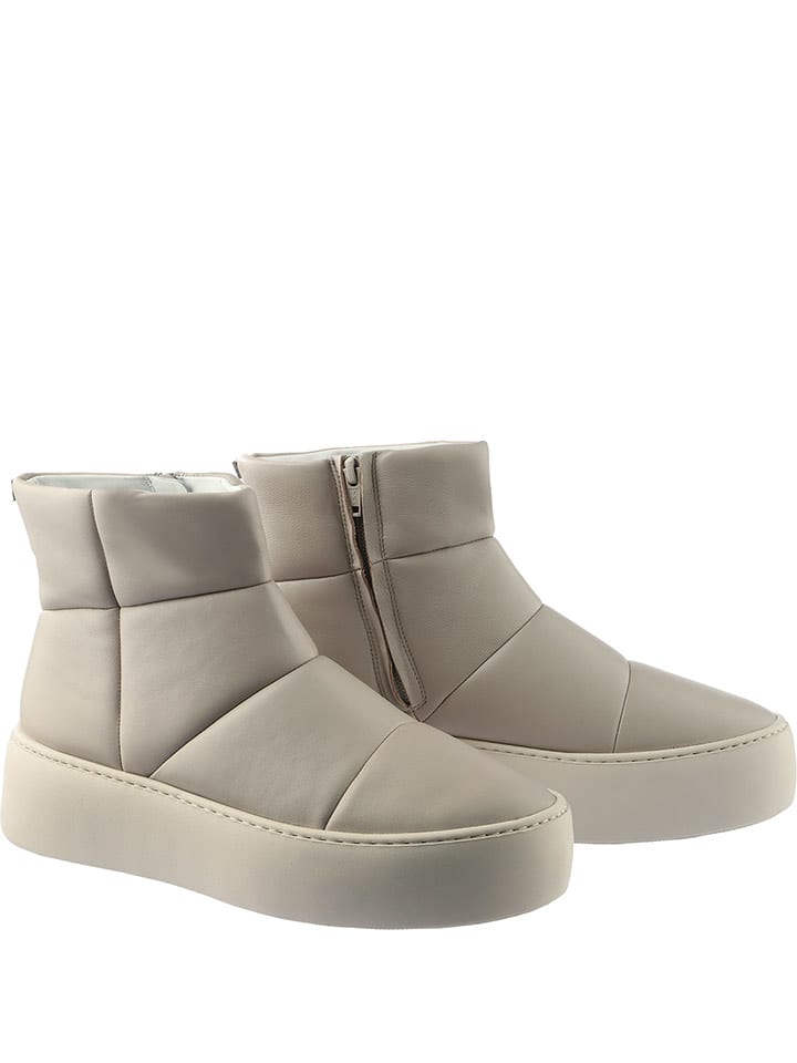 Högl Skórzane botki "Paddy" w kolorze beżowym rozmiar: 41,5