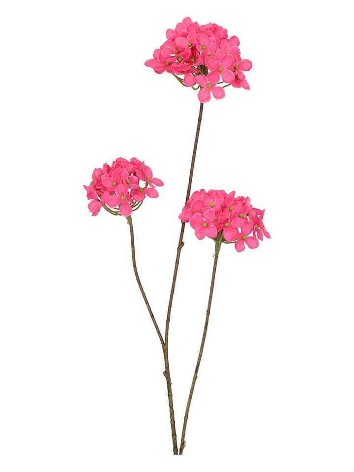 daan kromhout Sztuczny kwiat "Hydrangea" w kolorze różowo-brązowym - wys. 85 cm rozmiar: onesize