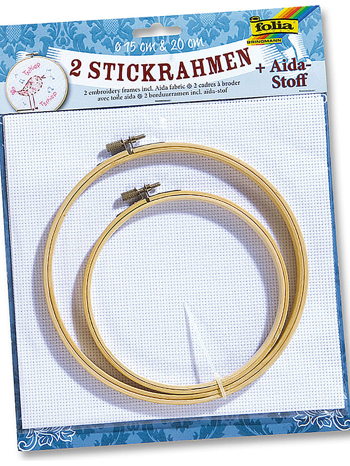 folia PAPER Tamborki (2 szt.) w kolorze beżowo-białym rozmiar: onesize