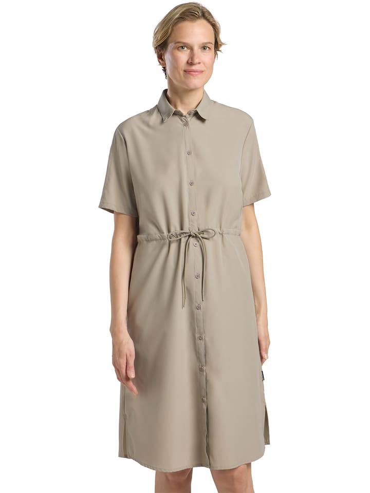 Jack Wolfskin Sukienka funkcyjna w kolorze beżowym rozmiar: XL