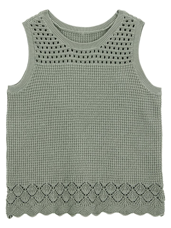 OshKosh Dzianinowy top w kolorze khaki rozmiar: 140