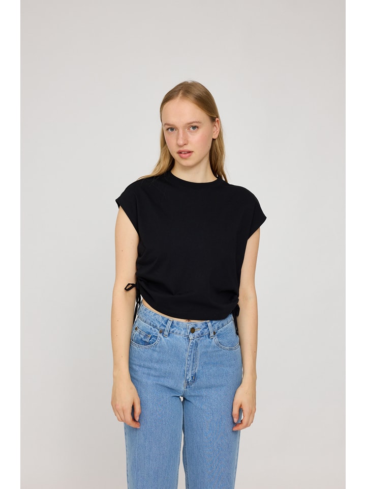 MAZINE Koszulka "Gathering" w kolorze czarnym rozmiar: XS