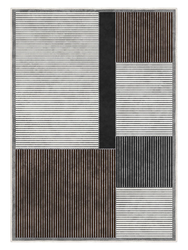 CARPET DIEM Dywan w kolorze szaro-brązowym rozmiar: 100x150 cm