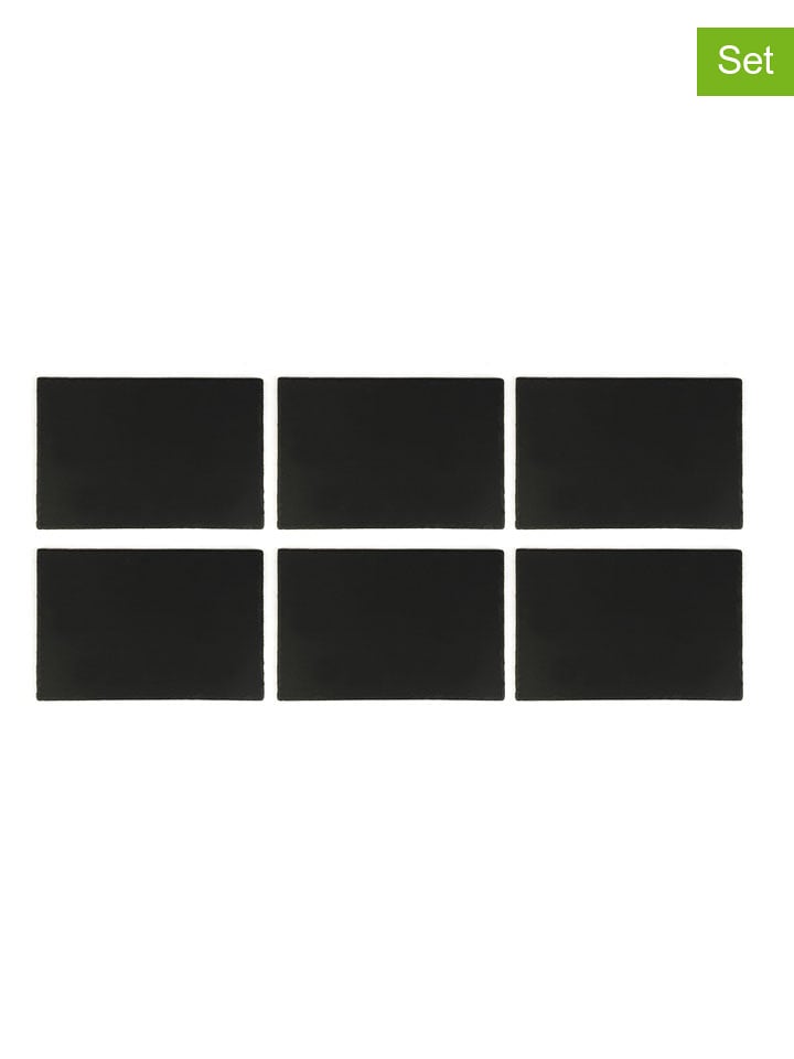 Trendy Kitchen by EXCÉLSA Podkładki stołowe (6 szt.) "Natural" ze wzorem - 30 x 20 cm rozmiar: onesize