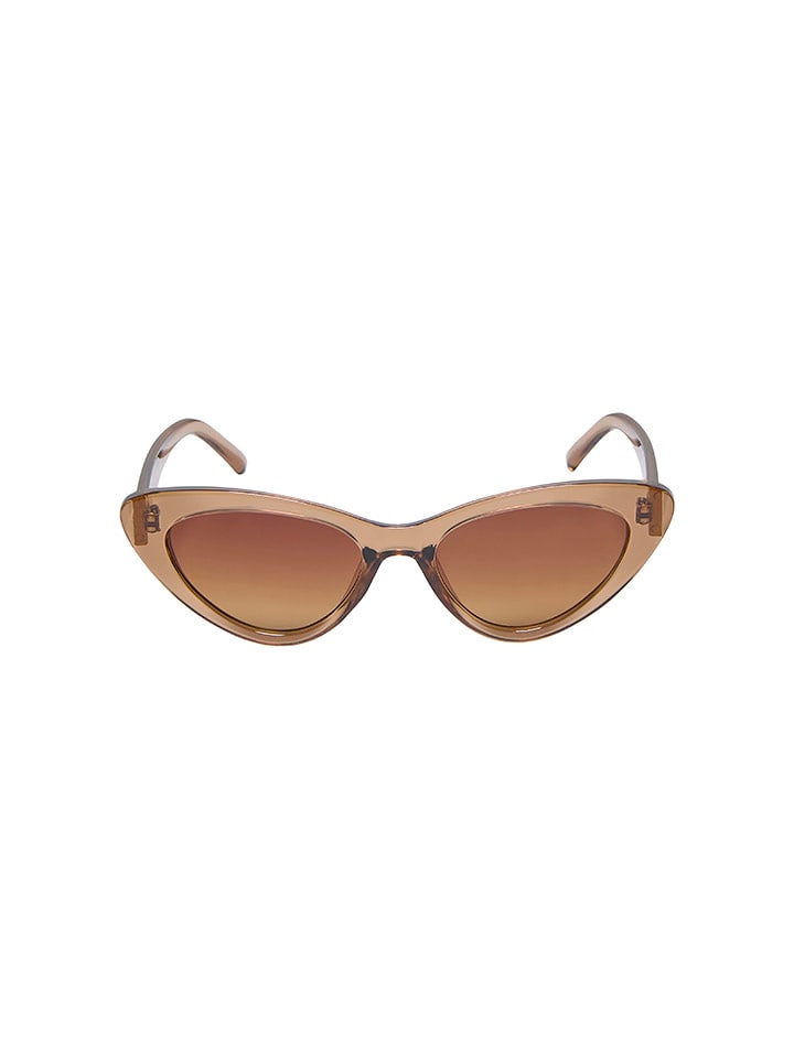 ONLY Okulary przeciwsłoneczne w kolorze jasnobrązowym rozmiar: onesize