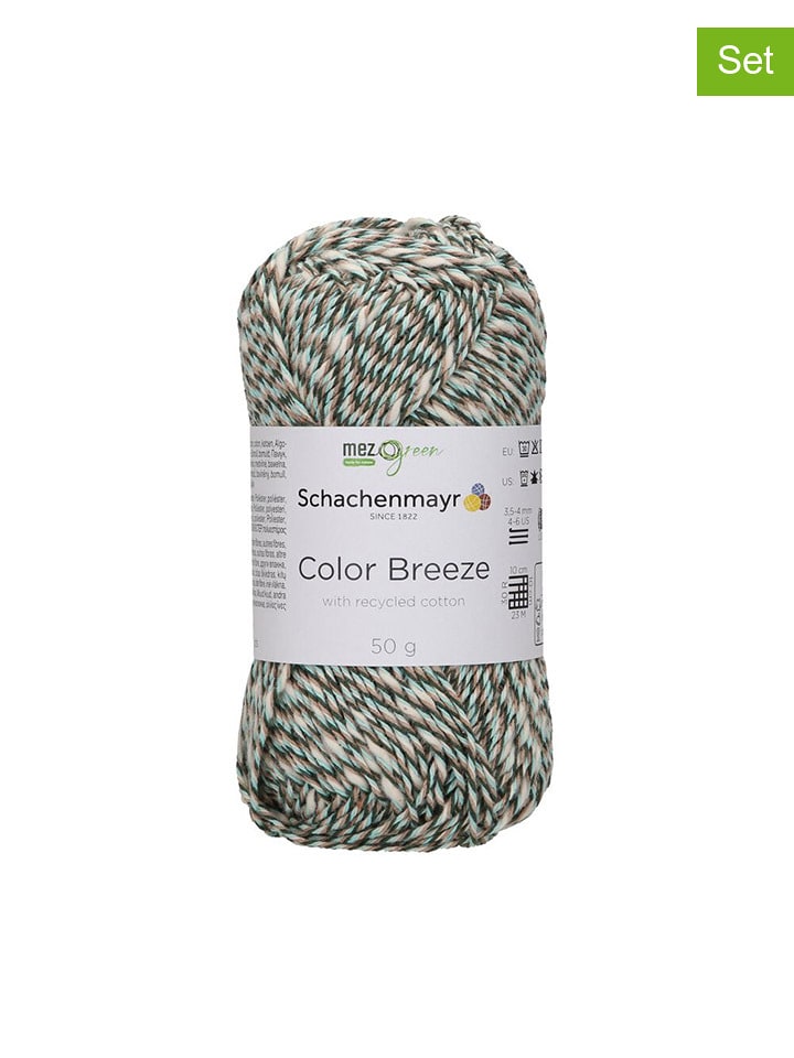 Schachenmayr since 1822 Przędza bawełniana (10 szt.) "Color Breeze" w różnych kolorach - 10 x 50 g rozmiar: onesize