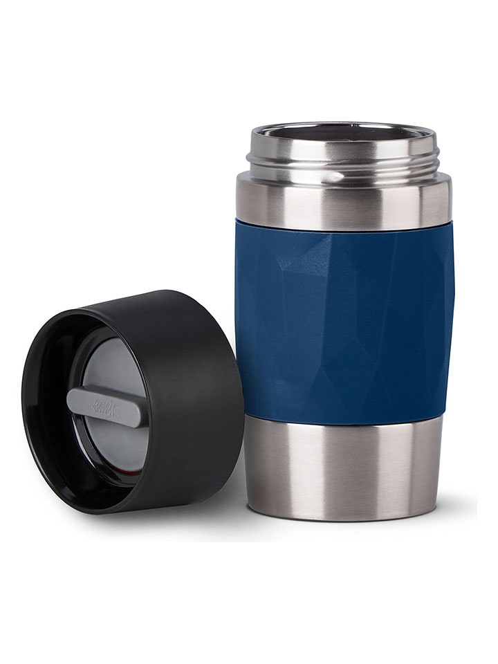 Emsa Kubek termiczny "Compact" w kolorze niebieskim - 300 ml rozmiar: onesize