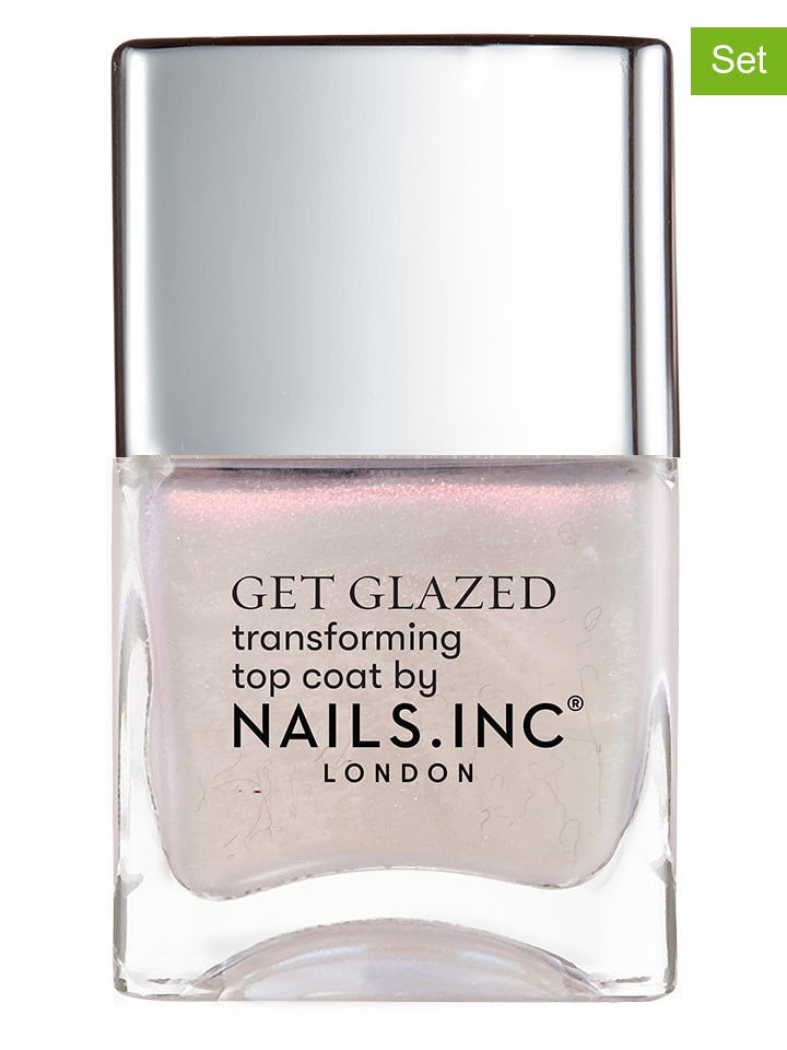Nails.Inc Top (2 szt.) "Better On Top Glaze" - 14 ml rozmiar: onesize