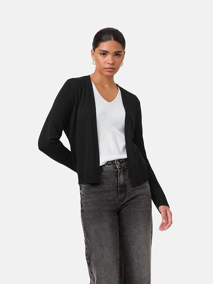 TAIFUN Kardigan w kolorze czarnym rozmiar: 40