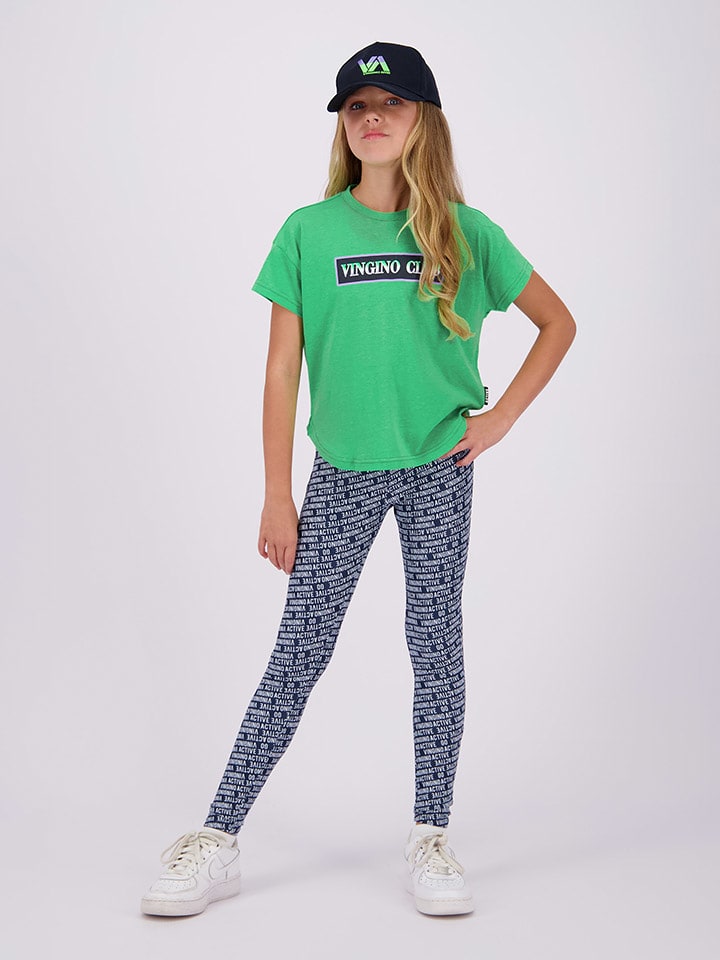 Vingino Legginsy funkcyjne w kolorze granatowym rozmiar: 128