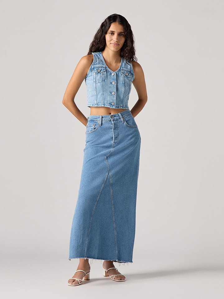 Levi's Spódnica dżinsowa w kolorze niebieskim rozmiar: W30