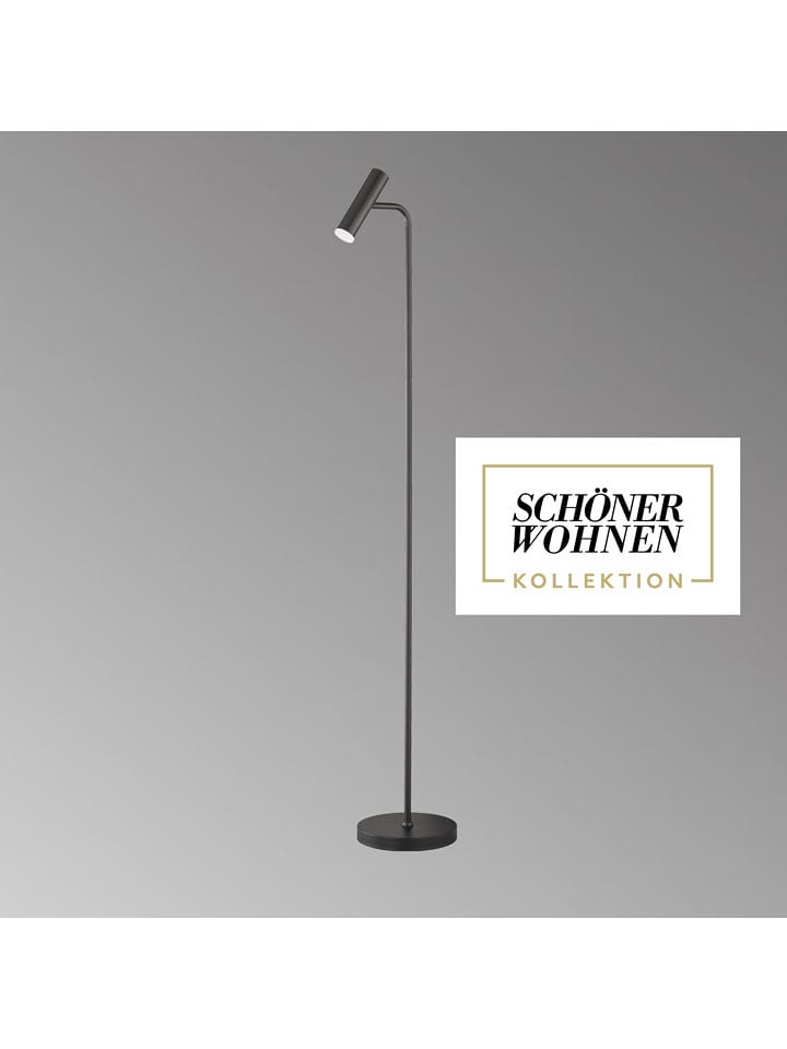 FH Lighting Lampa stojąca "Stina" w kolorze czarnym - wys. 154 x Ø 23 cm rozmiar: onesize