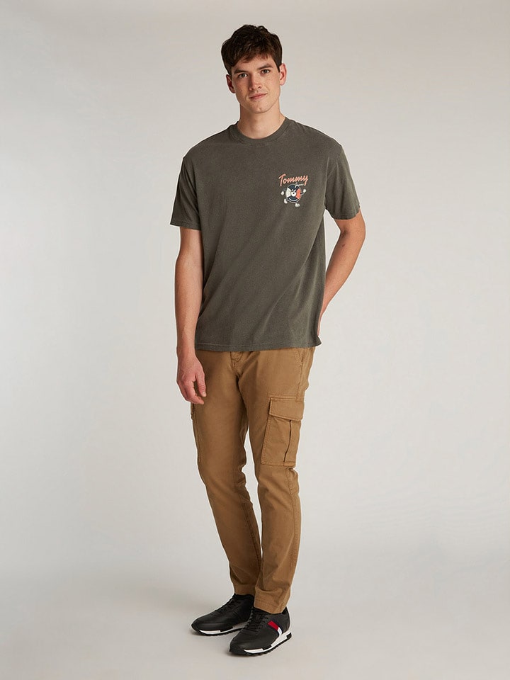 TOMMY JEANS Koszulka w kolorze antracytowym rozmiar: M