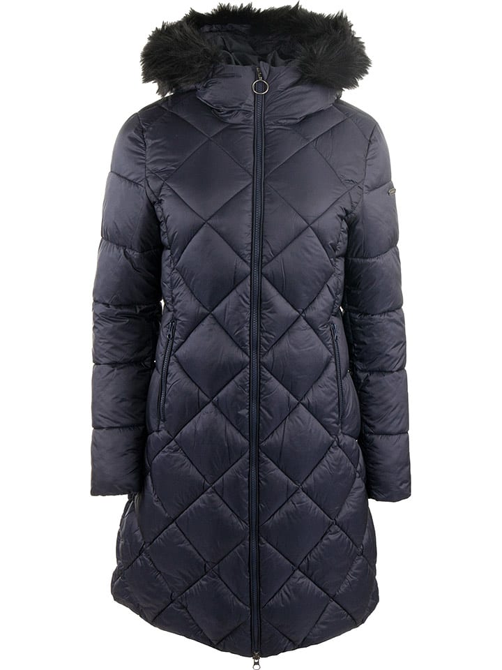 Alpine Pro Płaszcz pikowany "Pewasa" w kolorze granatowym rozmiar: S