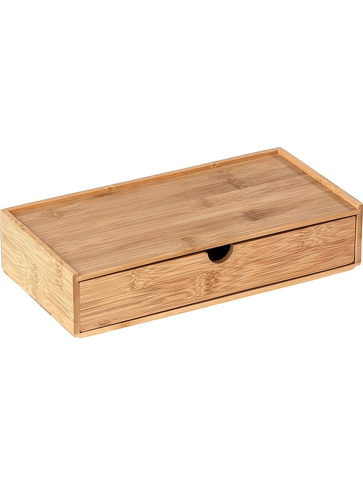 Wenko Pudełko "Terra" w kolorze jasnobrązowym - 28 x 6 x 14 cm rozmiar: onesize