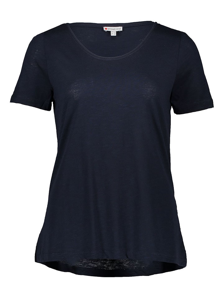 Street One Koszulka w kolorze granatowym rozmiar: 38