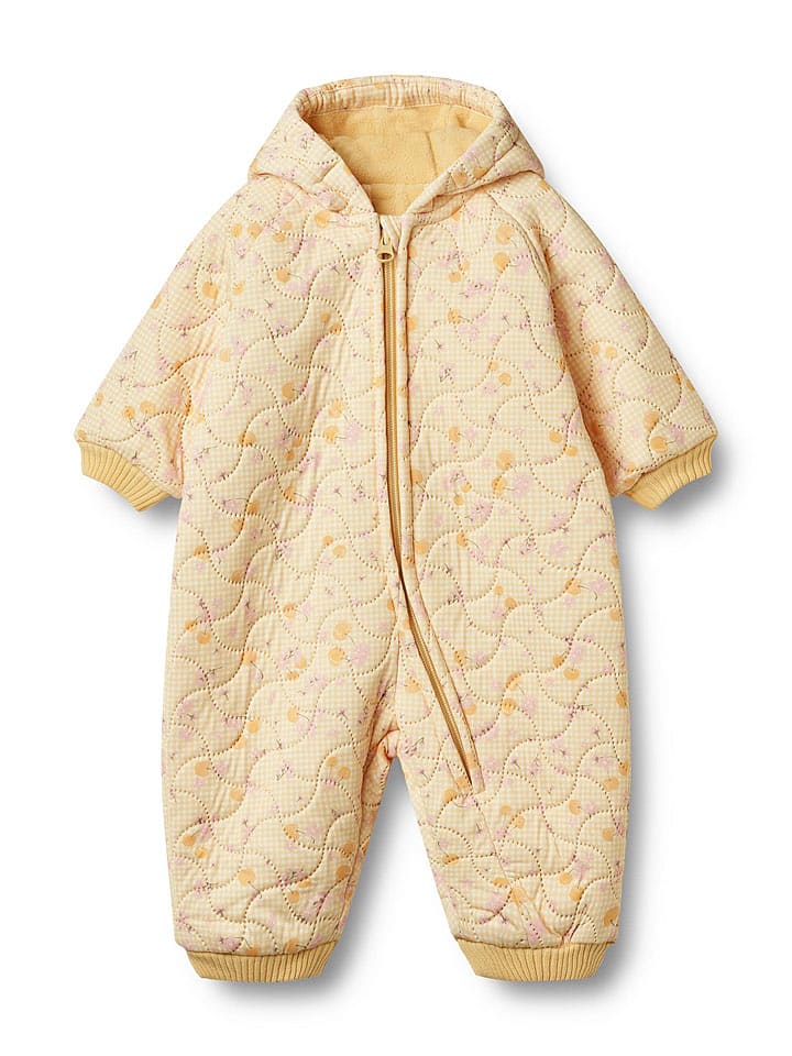 Wheat Kombinezon termiczny "Cuddle" w kolorze żółtym rozmiar: 74