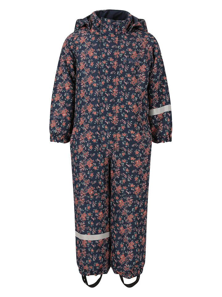 Zigzag Kombinezon zimowy "Tower" w kolorze granatowo-czerwonym rozmiar: 116/122