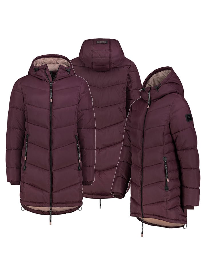 Sublevel Płaszcz pikowany w kolorze ciemnofioletowym rozmiar: XXL