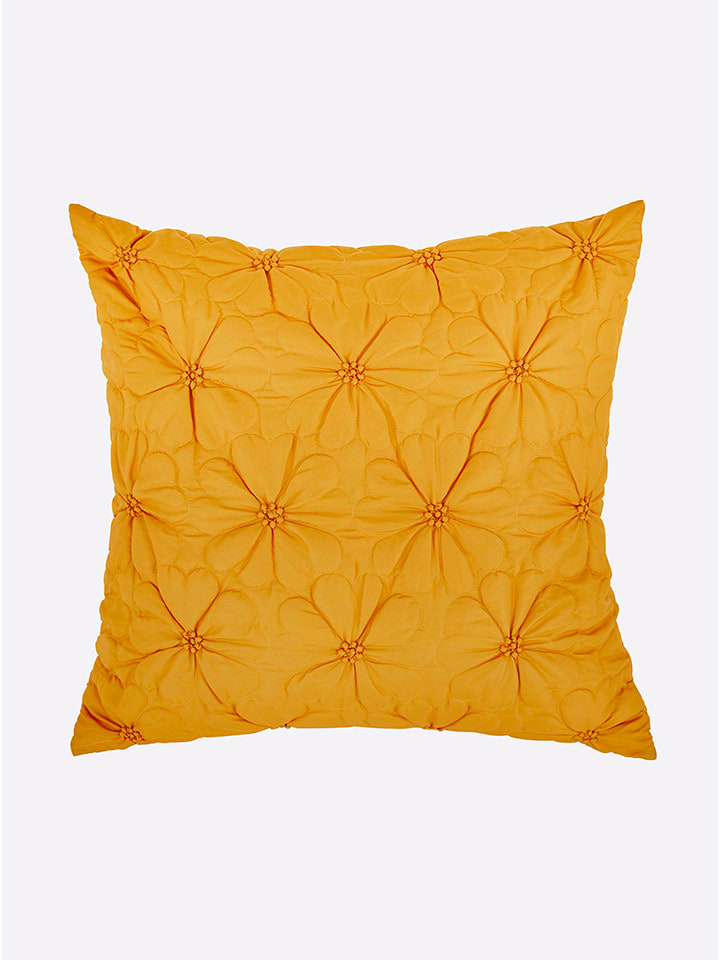 heine home Poszewka w kolorze żółtym na poduszkę rozmiar: 80x80 cm