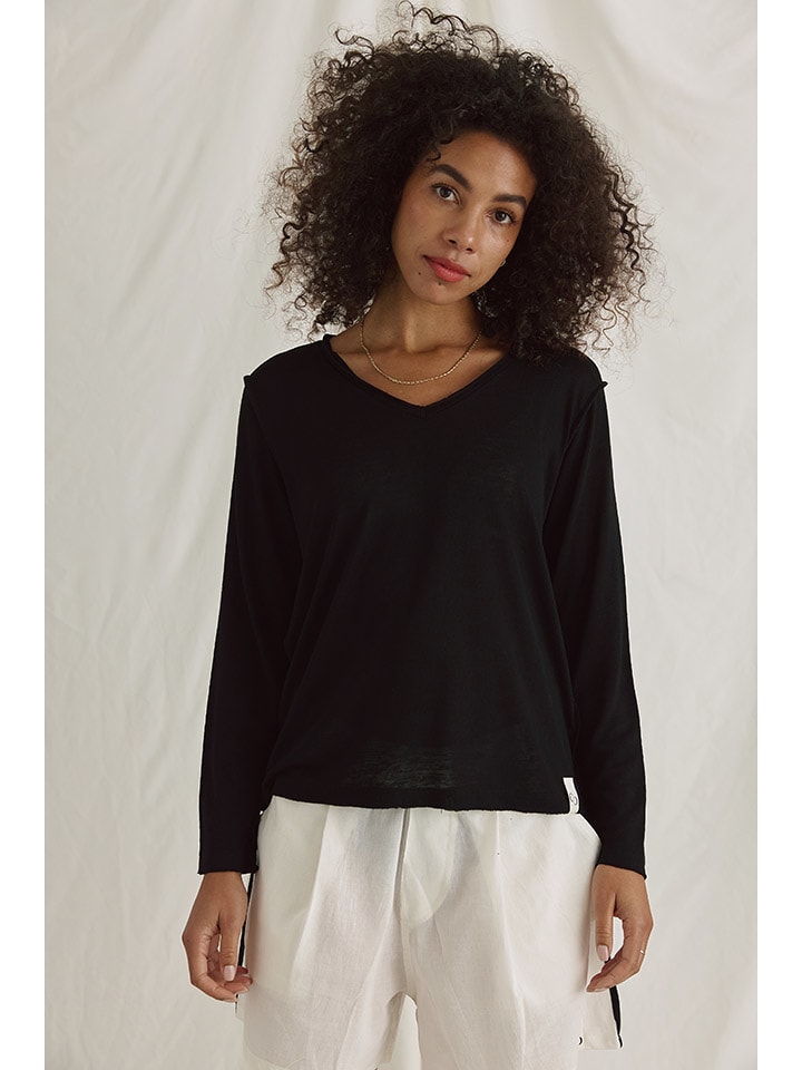 Cotton Candy Koszulka "Nian" w kolorze czarnym rozmiar: XS