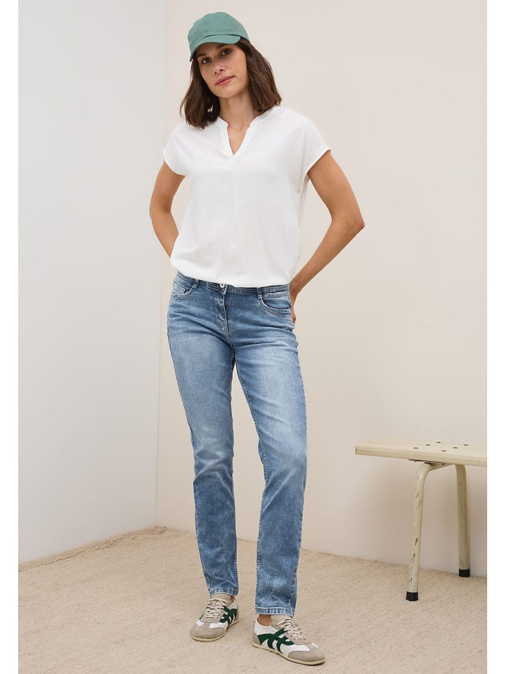 Cecil Dżinsy - Slim fit - w kolorze niebieskim rozmiar: W32/L32