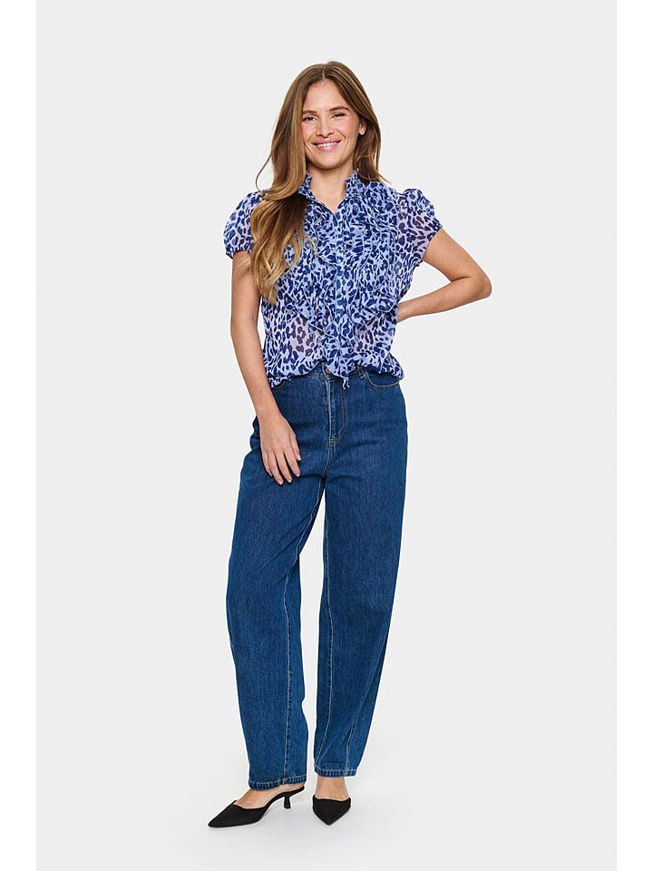 SAINT TROPEZ Bluzka w kolorze błękitnym rozmiar: S