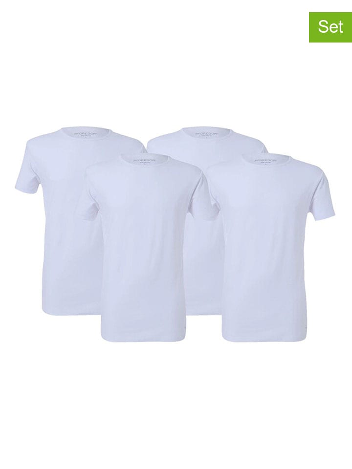McGregor Koszulki (4 szt.) w kolorze białym rozmiar: L